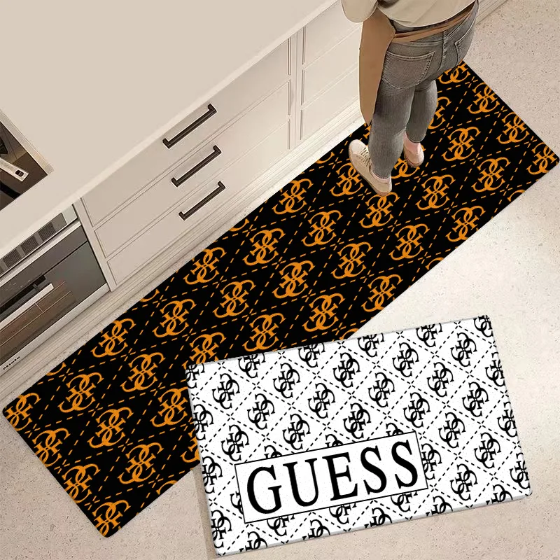 Entrance Front Door Doormat luxury G-GuessS Non-slip Kitchen Rug Living Room Rugs Balcony Bathroom Foot Mat Floor Mats Carpet