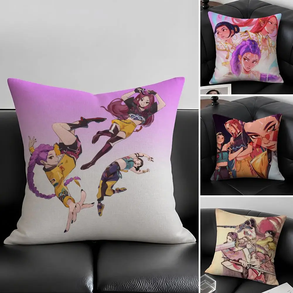 TV-Serie H-Hunters Kissenbezug-Set aus natürlichem Leinen, All-in-One-Dekoration für Sofa, Schlafzimmer und Stuhl Image