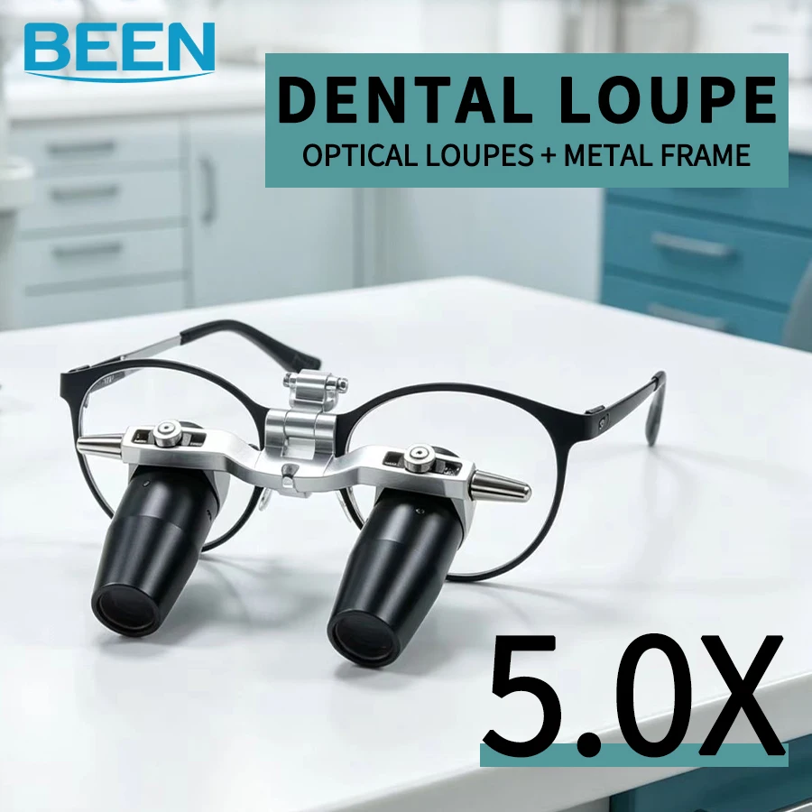 Dental Galileo Binokularlupe 5.0X Medizinische Lupen Ultraleichte Tragbare Chirurgische Vergrößerungsgläser für Zahnärzte und Oraloperationen Image