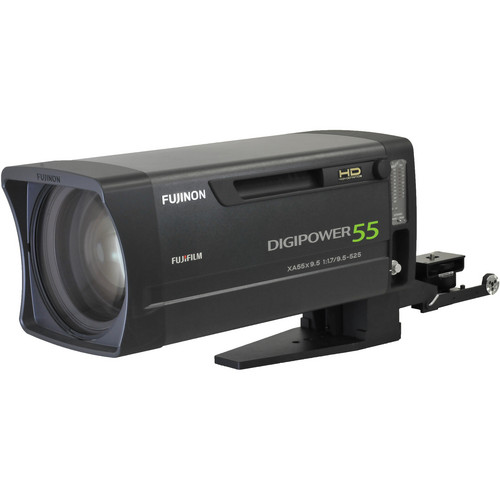 Fujinon XA55X9.5BESM 9.5-525mm f/1.7-2.9 2/3" EFP Box Lens with Lens Support XA55X9.5BESM-S5L