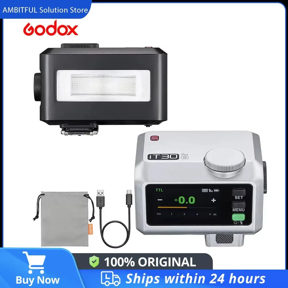 Godox iT30Pro C/N/S/F/O iFlash Kamera-Blitzgerät Speedlite HSS TTL 2.4G Drahtloser Taschenblitz für Canon Nikon Sony Fuji Olympus Image