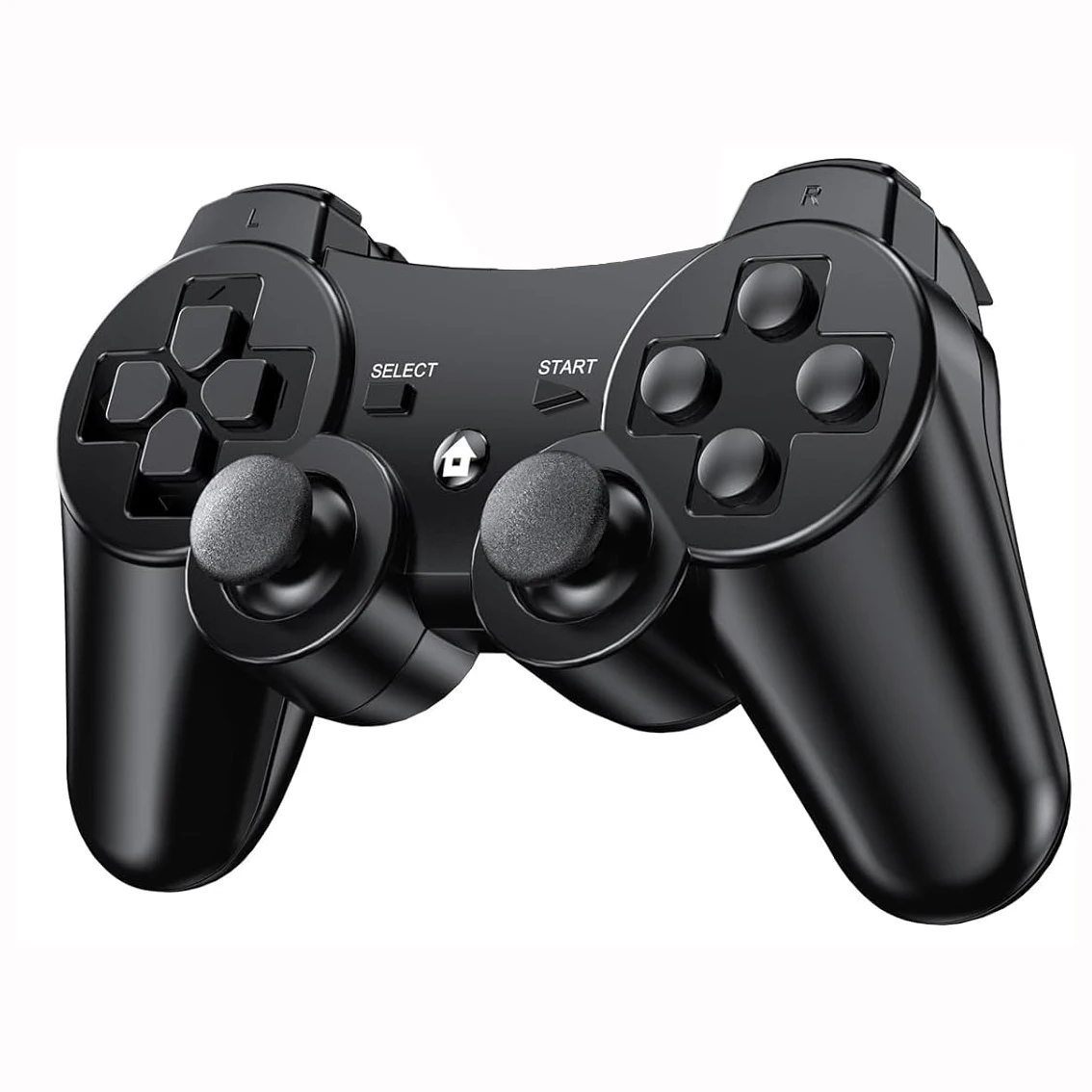 Drahtloser Controller für PS3 mit Dual-Motor-Vibration, sechs Achsen-Bewegungssensor, schnelles Ladekabel. Langbatterie-Controller für PS3
