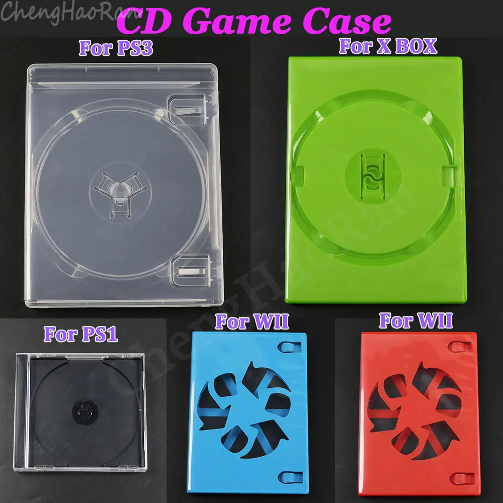 1-teilig für PS3 PS1 WII X Box CD Mehrzweck-Spielkartenetui DVD-Disc-Aufbewahrungsschutz Ersatzzubehör
