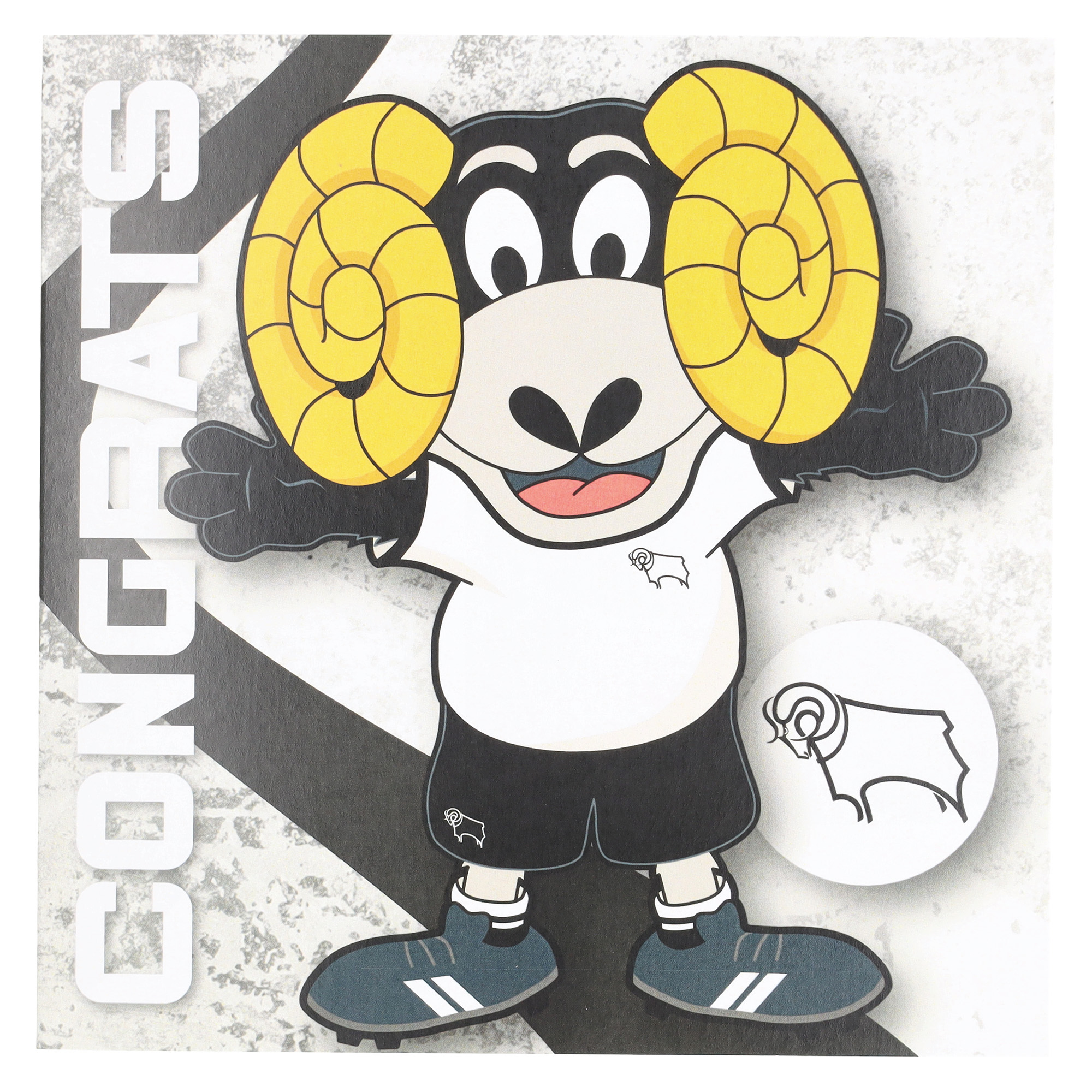 "Glückwunschkarte für Maskottchen von Derby County" Image