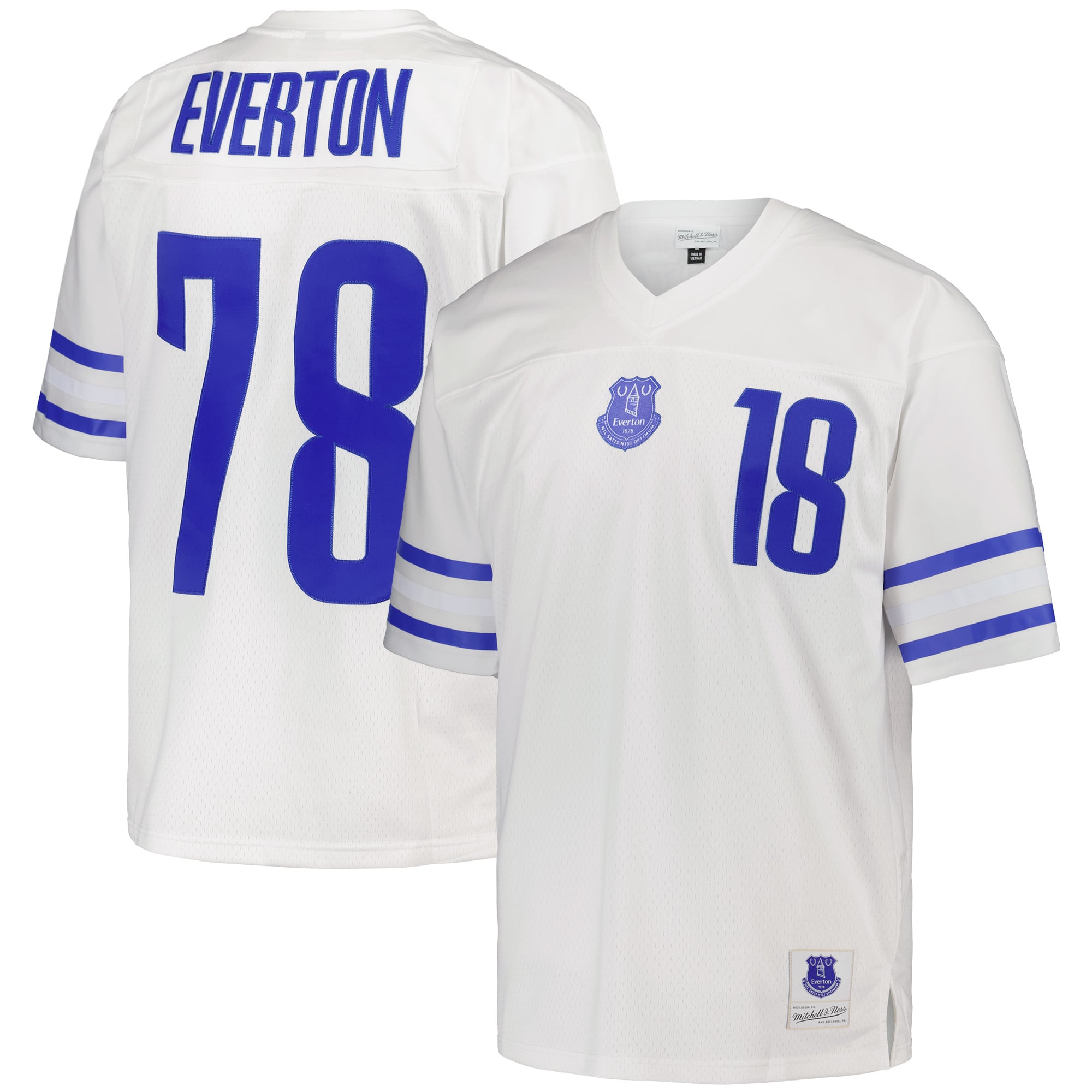 Everton Mitchell & Ness American-Football-Legacy-Trikot – Weiß