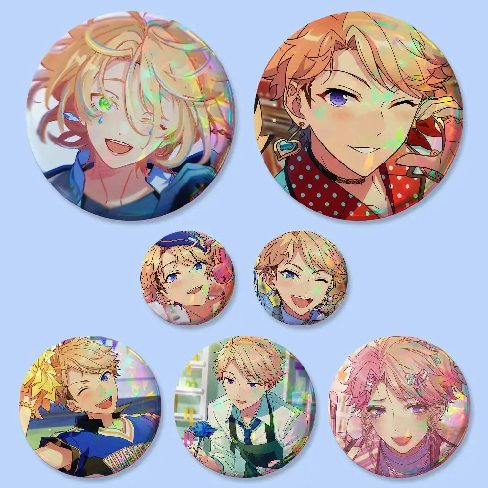 1 Stück Arashi Narukami Cartoon-Figur Abzeichen 25 32 44 75 mm Runde Cosplay-Pins Taschendekoration Fans Sammlerstücke Freunde Geschenke Brosche Souvenir Image