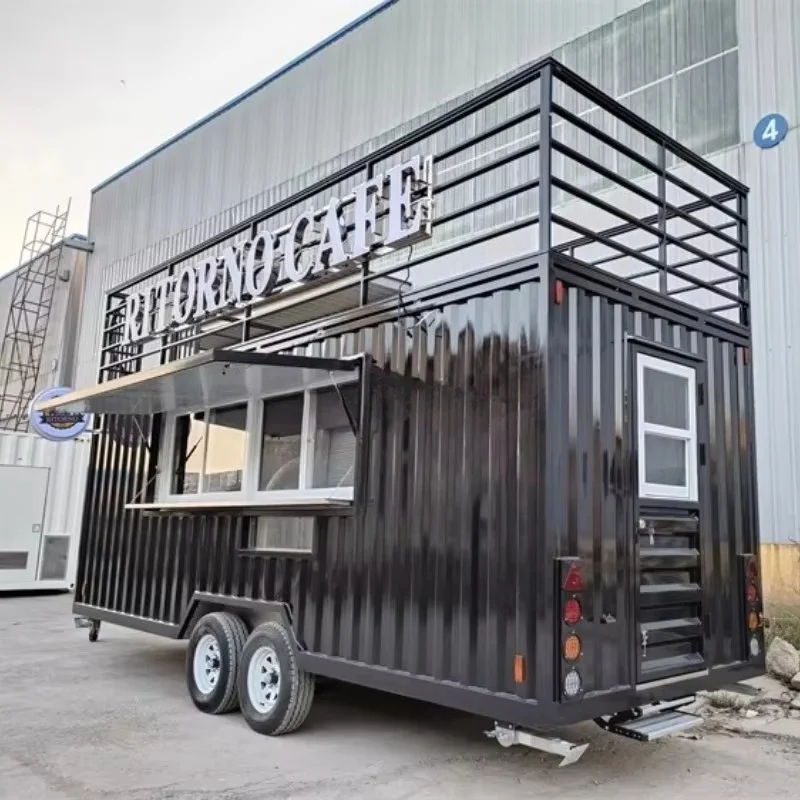 Hot Dog Chine Camion de nourriture Remorque de concession Shawarma Camions de nourriture mobiles Rue Fast Catering Van Camion de nourriture entièrement équipé