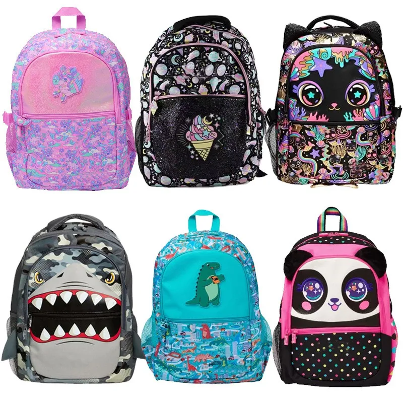 Sac d'école australien sac à dos de dessin animé sac à dos de grande capacité pour enfants sac à dos décontracté d'école primaire pour filles