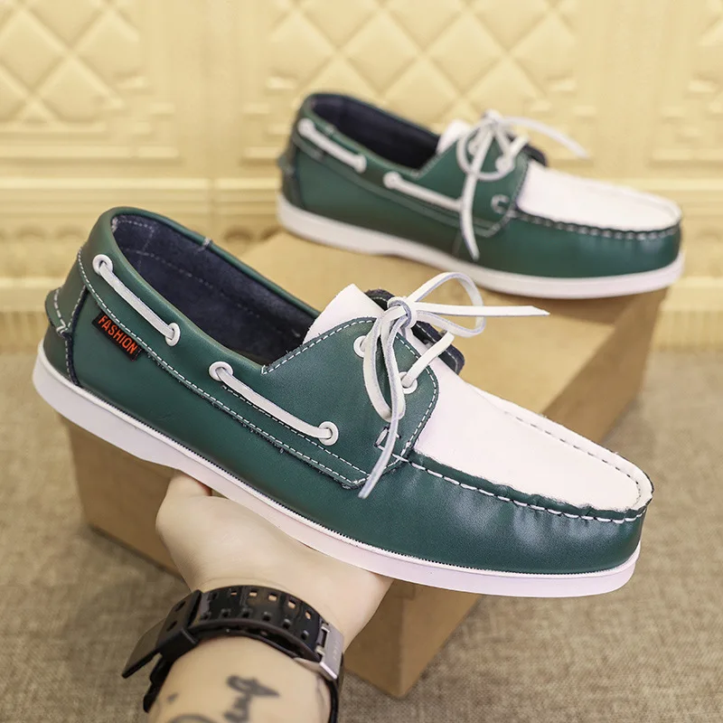 Herrenschuhe, hochwertige Freizeitschuhe aus Leder, luxuriöse handgefertigte, verschleißfeste Business-Schuhe zum Schnüren, Designer-Herren-Sneaker in Übergröße