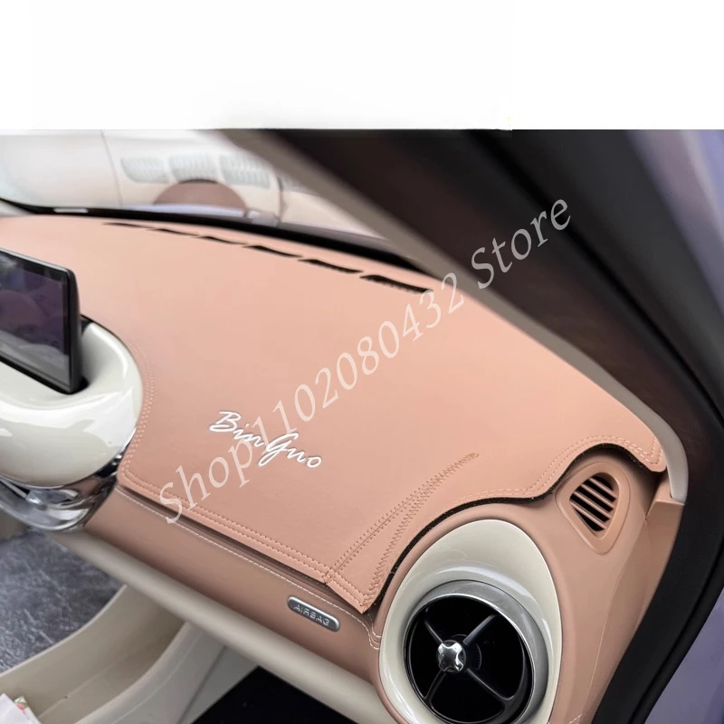 PER WULING Binguo EV 2023-2025 Copertura del cruscotto dell'auto Evitare la luce Pad Strumento Piattaforma Copertura Zerbino Accessori