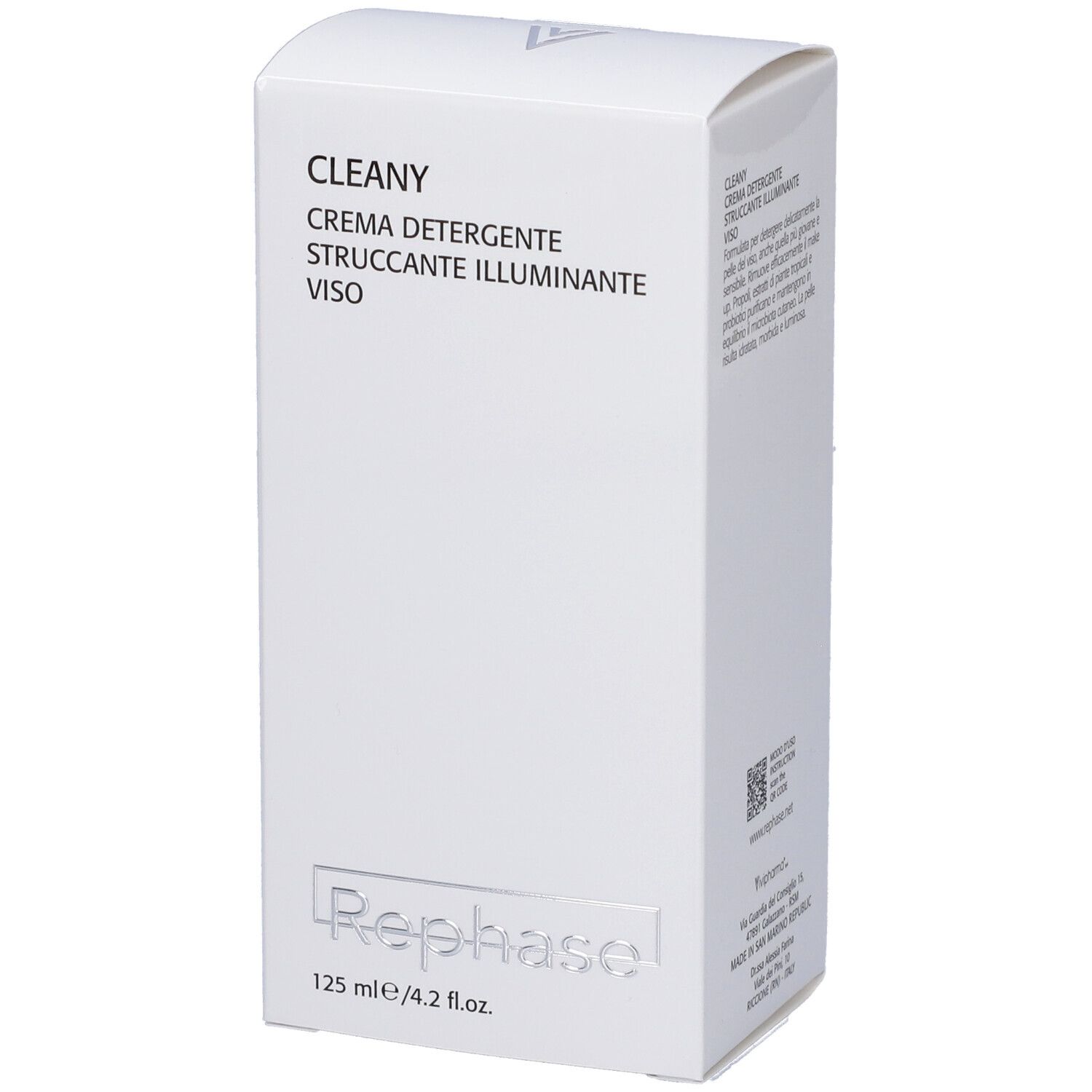 Rephase Cleany Crema Detergente Struccante Illuminante Viso 125 ml