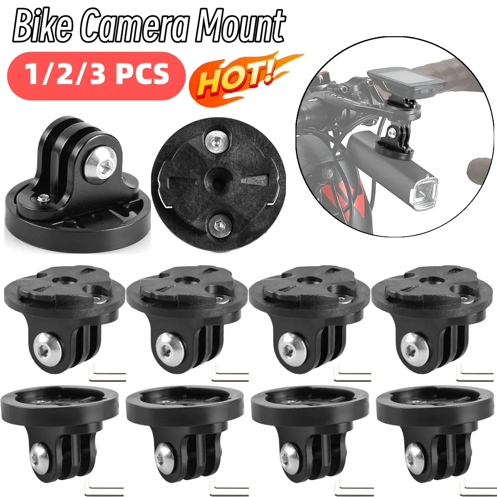 5-1PCS Fahrrad Kamera Halterung Für Garmin Gopro Fahrrad Computer Konvexen/Konkaven Halter Fahrrad Computer Halter adapter Image