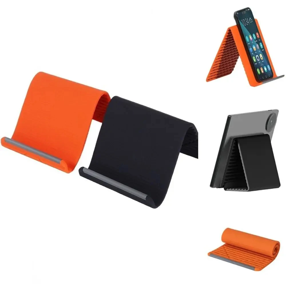Beliebig faltbarer, kreativer, multifunktionaler Lazy Stand Universal-Tischhalter für Telefon, Tablet und Laptop Image