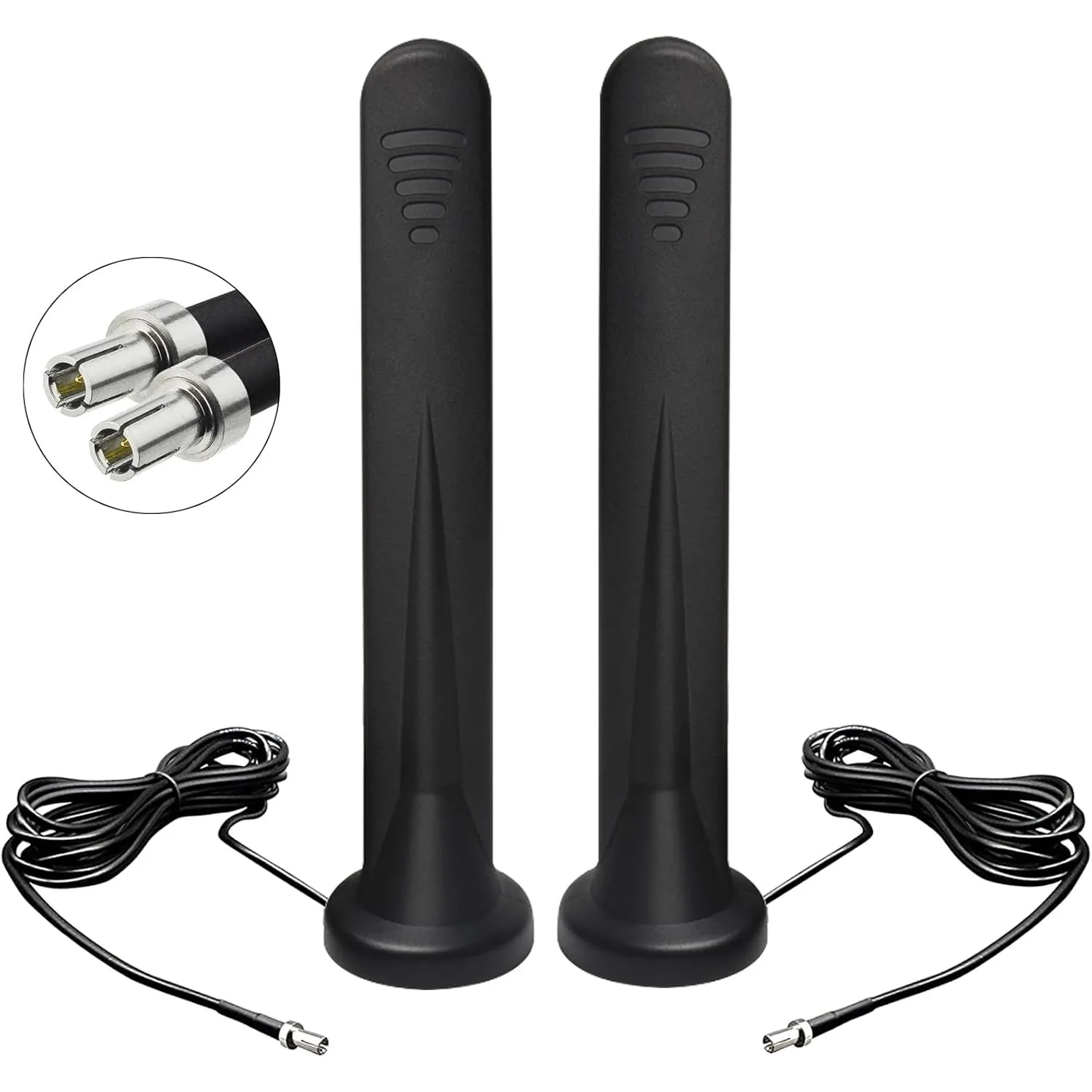 1 Stück 12 dBi 5G 4G LTE GSM 600 ~ 6000 MHz TS9 Magnetfußantenne kompatibel mit Netgear AT&T Nighthawk M6 MR6110 Hotspots Router Image