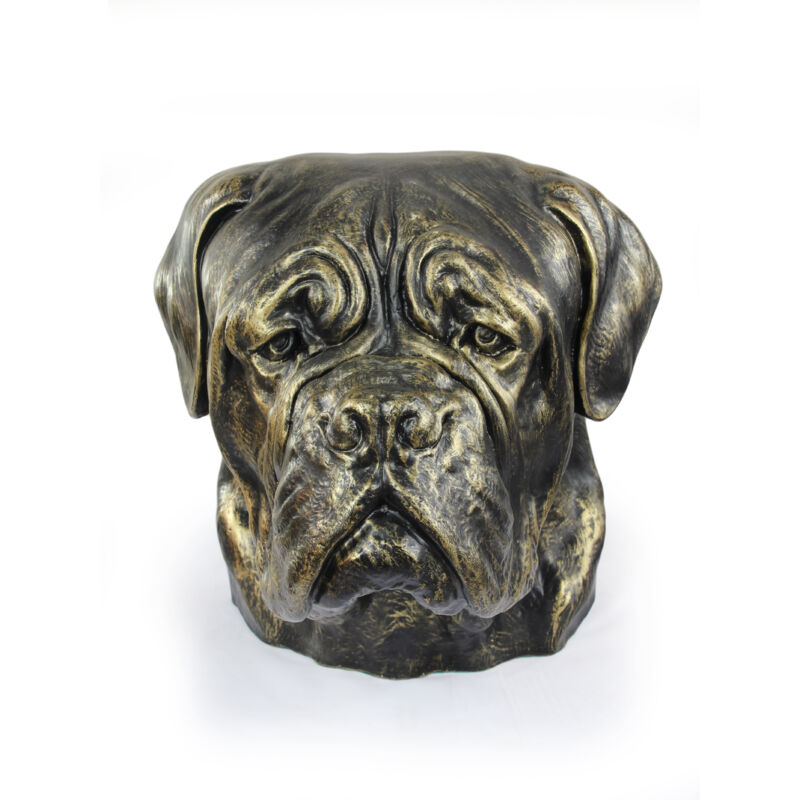 Cane Di Bordeaux, Dogue De Bordeaux, Mastino Francese - Urna Per Ceneri Di Cane, Busto Di Cane, Grande Testa Di Cane Per Il Giardino Di Art-dog