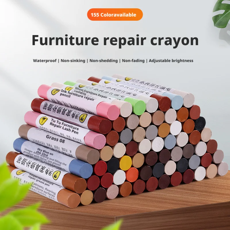 1pc Möbel Wachs Kreide Kratzer Reparatur Stift für Holz Boden Verbund Materialien Holz Reparatur Kit Boden Reparatur Kit holz Farbe