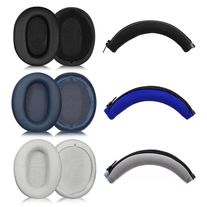 Soft Protein Ohr polster Kopfhörer Ohr polster für Sony WH-CH710N Kopfhörer dicke Kissen Kopfhörer Ohr polster Ärmel Kopf balken Stirnband Image
