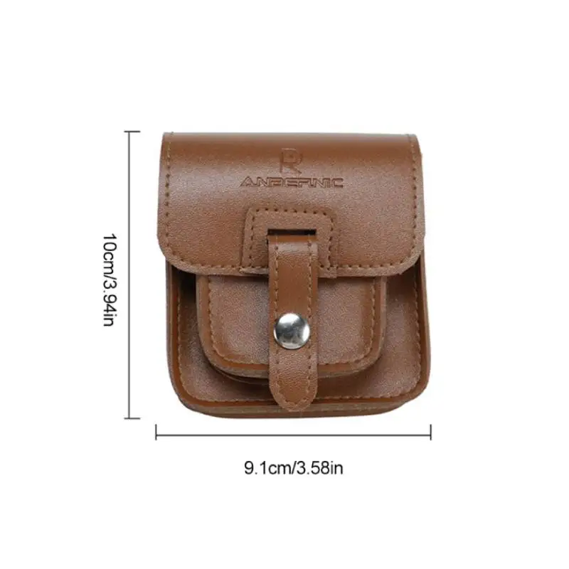 Für Anbernic RG34XXSP Spielkonsole Tragetasche Kratzfeste Leder-Schutztasche Reise-Klappentasche Displayschutz