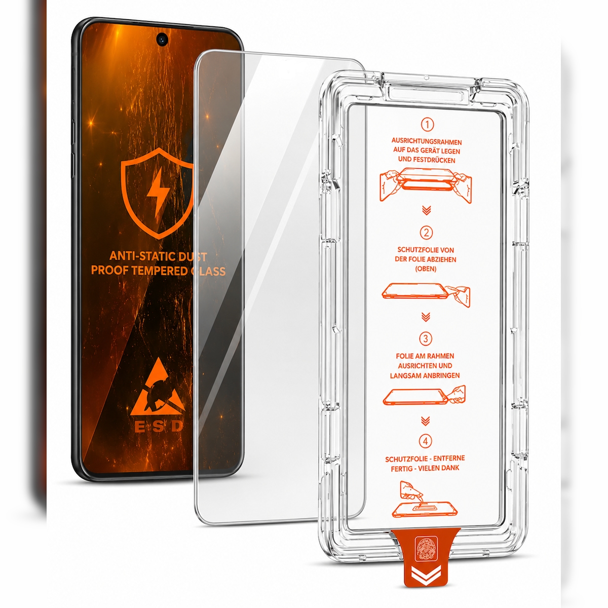 4x 9H Panzerglas für Google Pixel 9 HD klar Ultra Wide Fit Real Tempered Hartglas Schutzglas Displayschutz Screen-Protector Image
