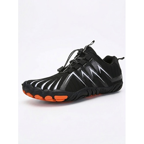 Rote Herren-Wasserschuhe – schnelltrocknende Barfuß-Sneaker – atmungsaktive, rutschfeste Outdoor-Schuhe für Wassersport, Schwimmen, Strandspaziergänge und Urlaubsreisen Image