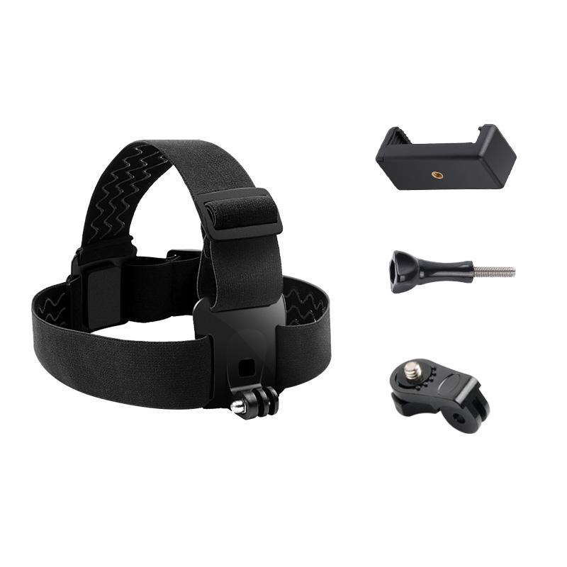 AdventureGrip Adjustable Action Camera Head Strap With Phone Mount For GoPro & Smartphones AdventureGrip Adjustable Action Camera Head Strap With Phone Mount For GoPro & Smartphones
