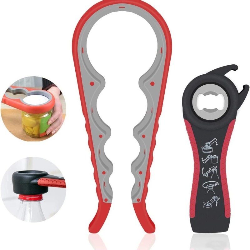 Easy Grip Jar Opener & Bottle Opener For Seniors And Everyday Kitchen Use a