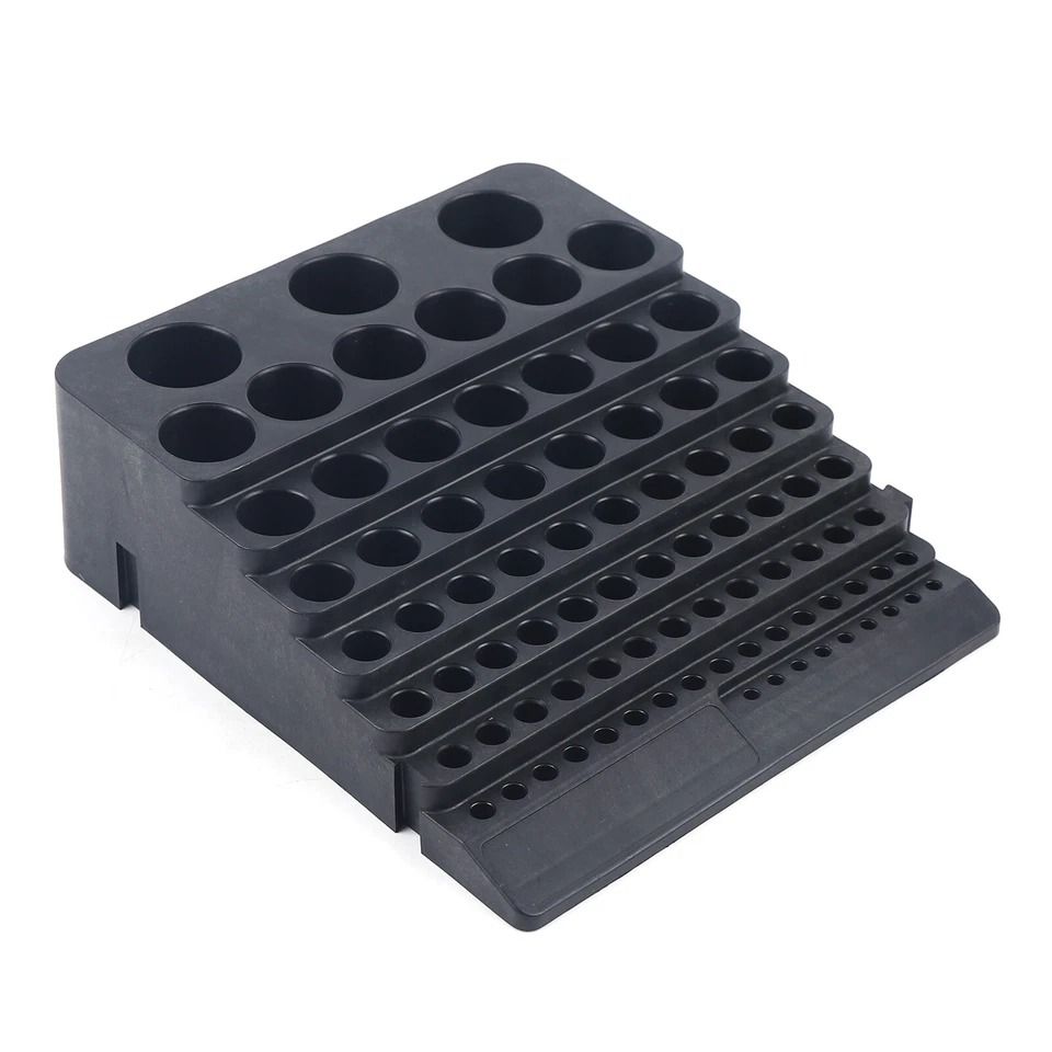 Premium Drill Bit Organizer & Drill Bit Storage Rack Hole Tool Holder Stand Premium Drill Bit Organizer & Drill Bit Storage Rack Hole Tool Holder Stand
