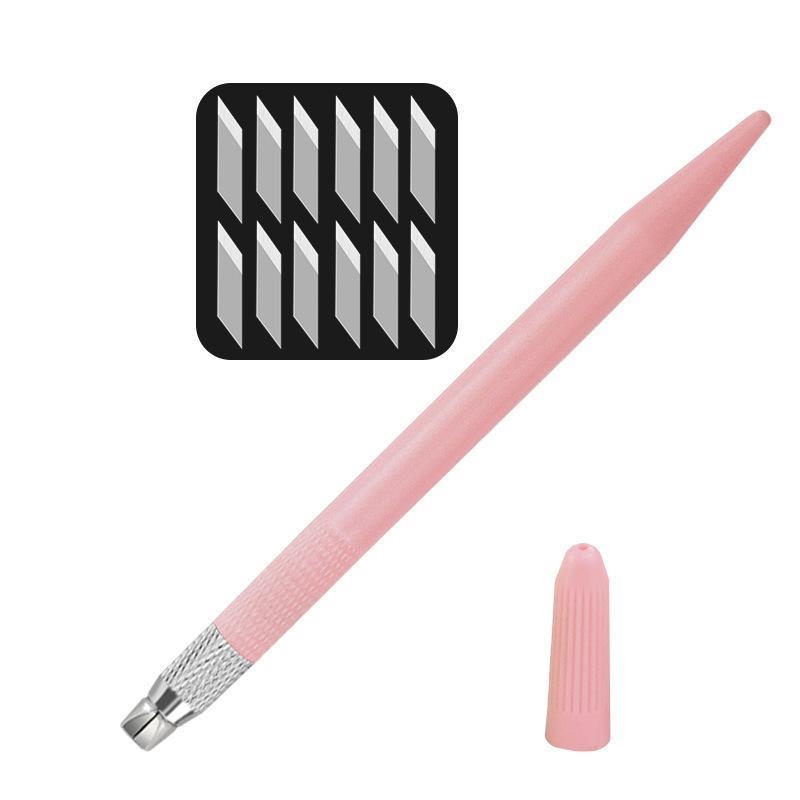 14PCS Rubber Stamp Carving Kit Precision Paper Cutting Knife Set For DIY Crafts & Fruit Carving black