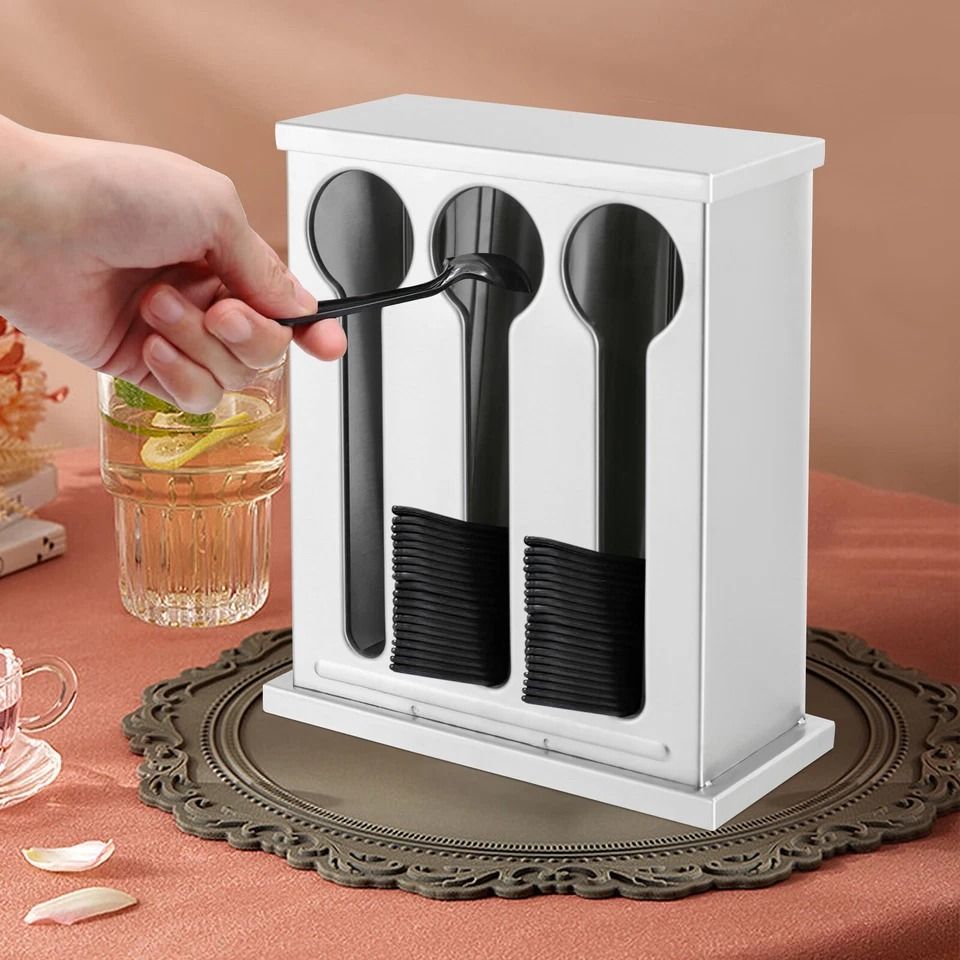 Premium Stainless Steel Utensil Dispenser Station Kitchen Countertop Organizer Holder Premium Stainless Steel Utensil Dispenser Station Kitchen Countertop Organizer Holder