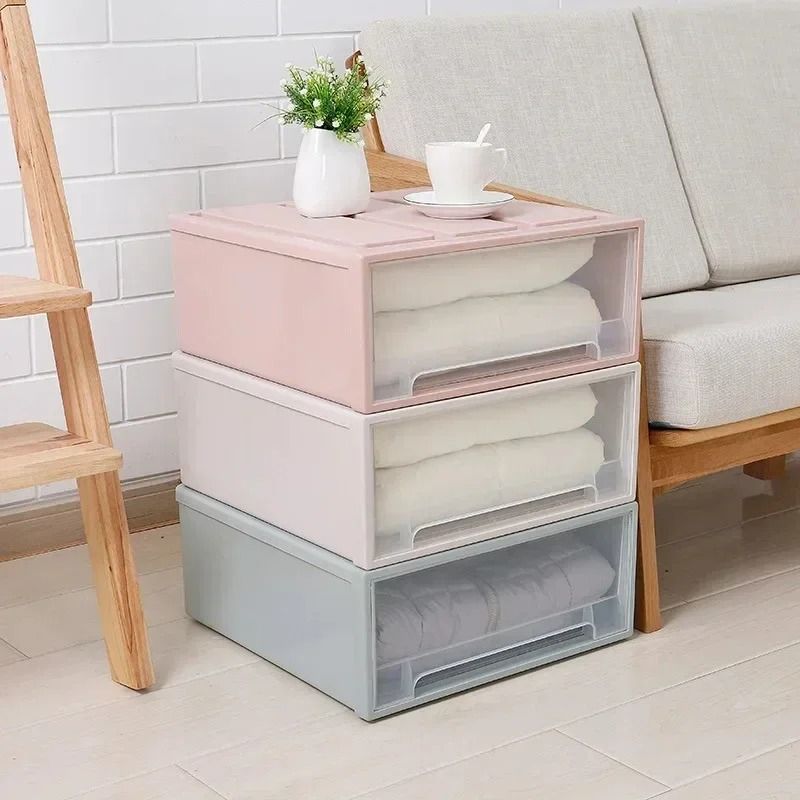 Modular Closet Management System High Clarity Wardrobe Drawer & Wardrobe Sundry Organizer white 8 L