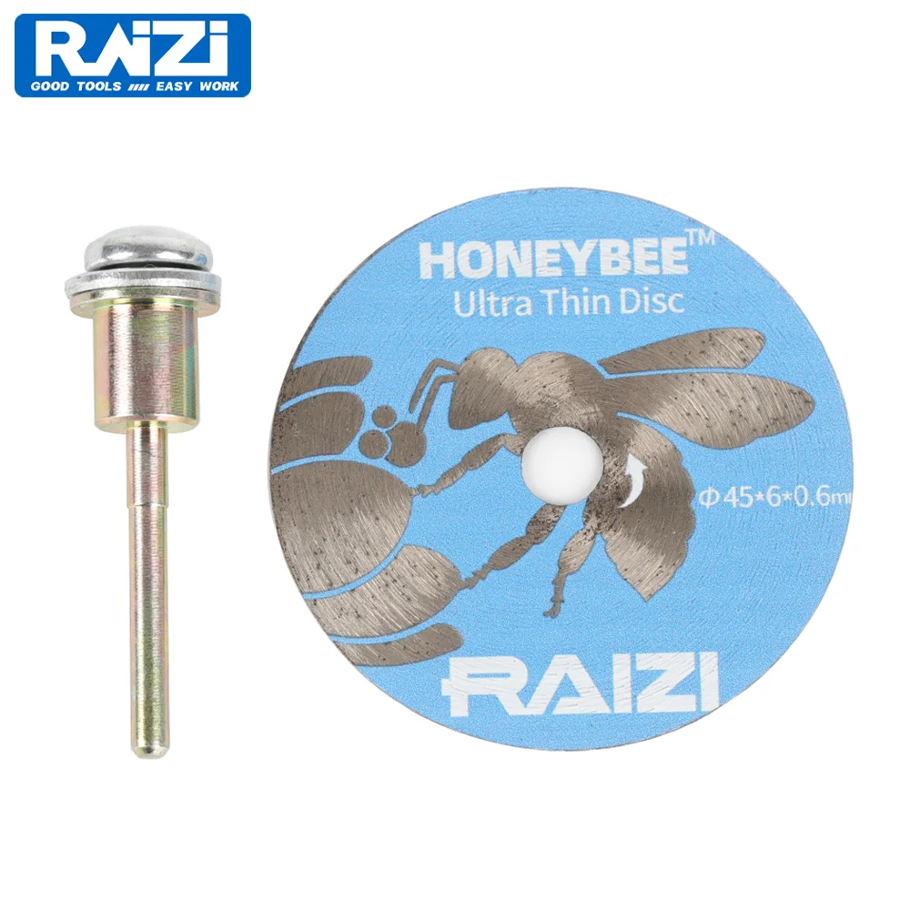 Raizi 45mm/50mm Ultradünne Mini-Diamanttrennscheibe mit Abnehmbarem Rundem Schaft für Präzises Schneiden von Porzellan- und Keramikfliesen Image