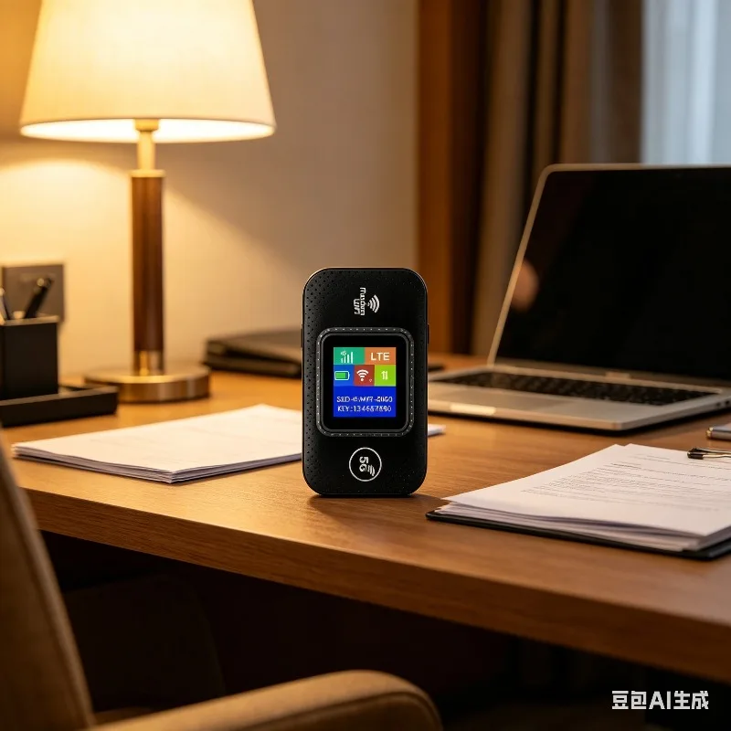 4G WiFi 6 Mini-Hotspot-Router Unterstützt 10 Benutzer mit SIM-Kartensteckplatz Kabelloser Router Tragbarer WLAN-Router für Zuhause und Reisen Image
