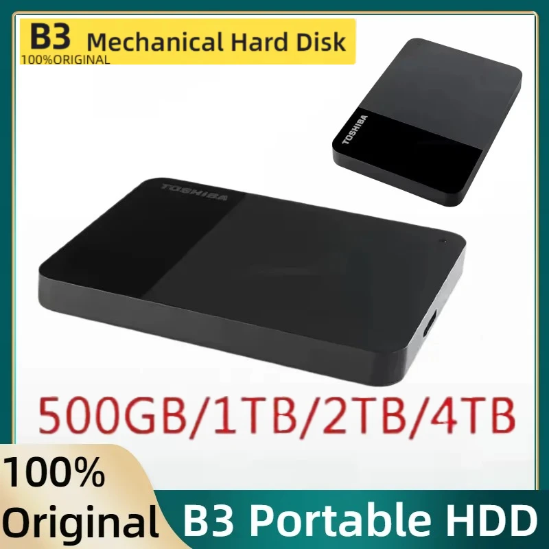 Für Toshiba B3 Canvio Ready USB3.0 Stoßfeste Tragbare Externe Festplatte 2,5 Zoll Festplatte für Laptop Mac/Android Image
