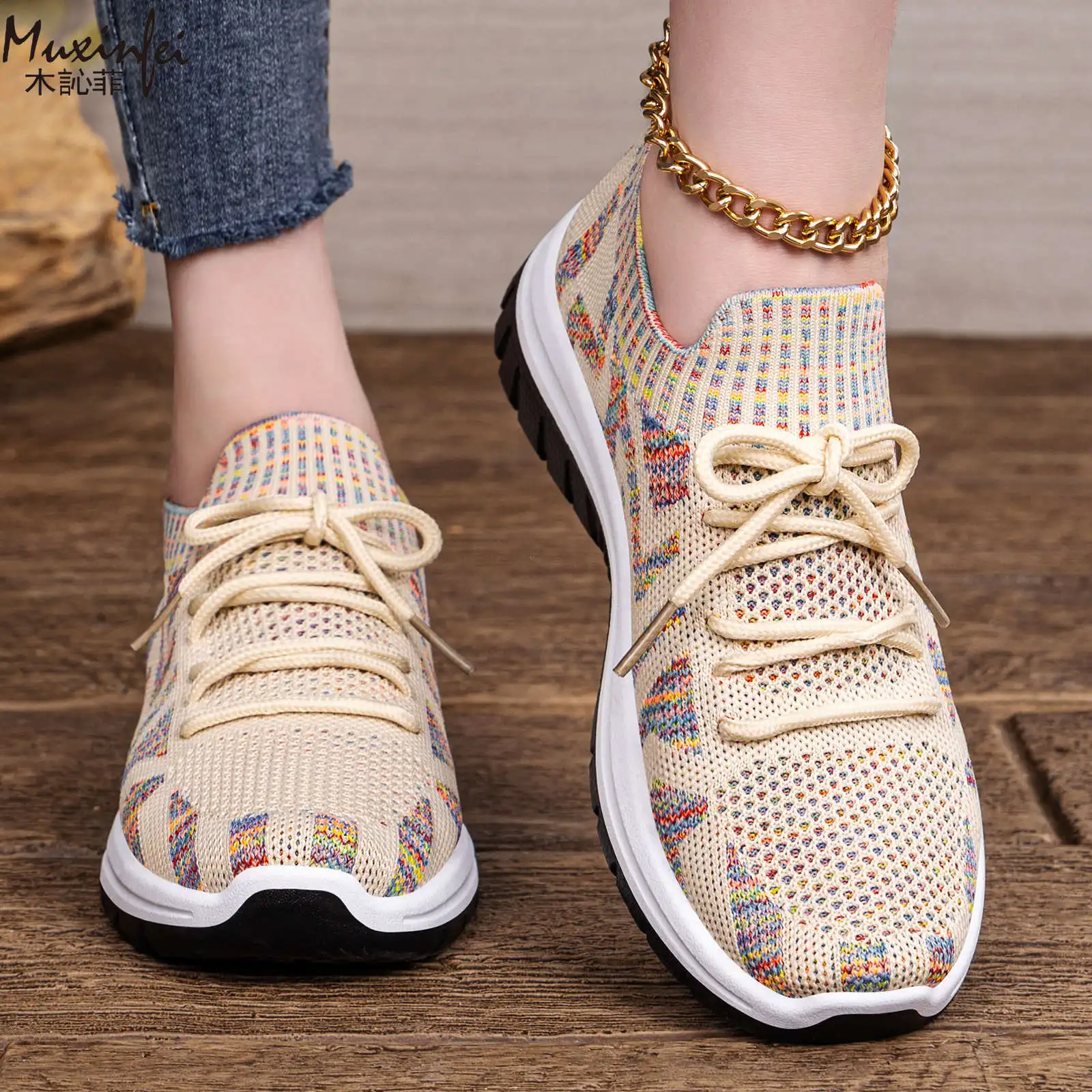 Damen-Freizeitschuhe, Frühjahr/Sommer 2026, neue atmungsaktive Sportschuhe, bequeme weichsohlige Wanderschuhe, vielseitige Freizeitschuhe