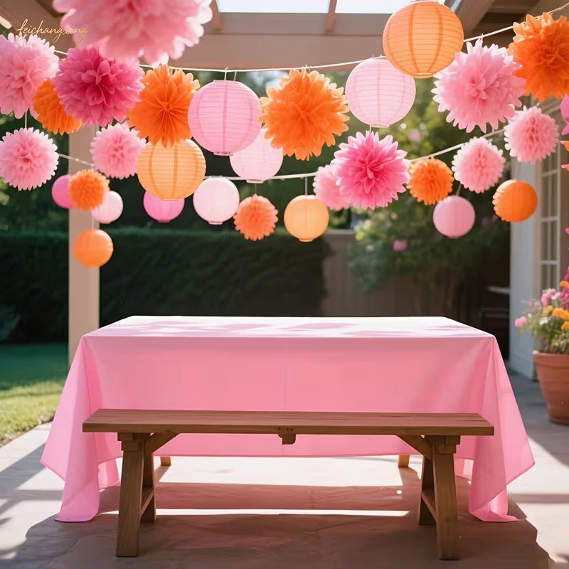 13-teiliges Set Papierlaternen und Papierblumenbälle, geeignet für Geburtstage, Junggesellinnenabschiede, Hochzeiten, Babypartys, Brautgeschenkpartys und Dekorationen Image