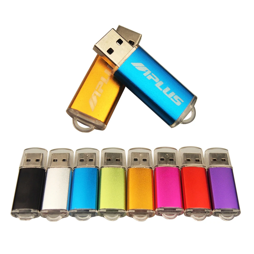 Clé USB 2.0 en métal clé USB à vitesse rapide 4GB 8GB 16GB 32GB 64GB clé USB clé USB clé USB (plus de 10 pièces Logo gratuit)