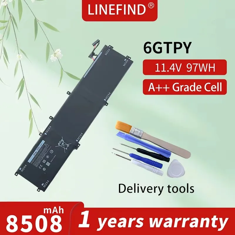 LINEFIND 6GTPY Laptop-Akku für DELL XPS 15 9570/9560/7590 für DELL Precision 5520,5530 Serie Notebook Image