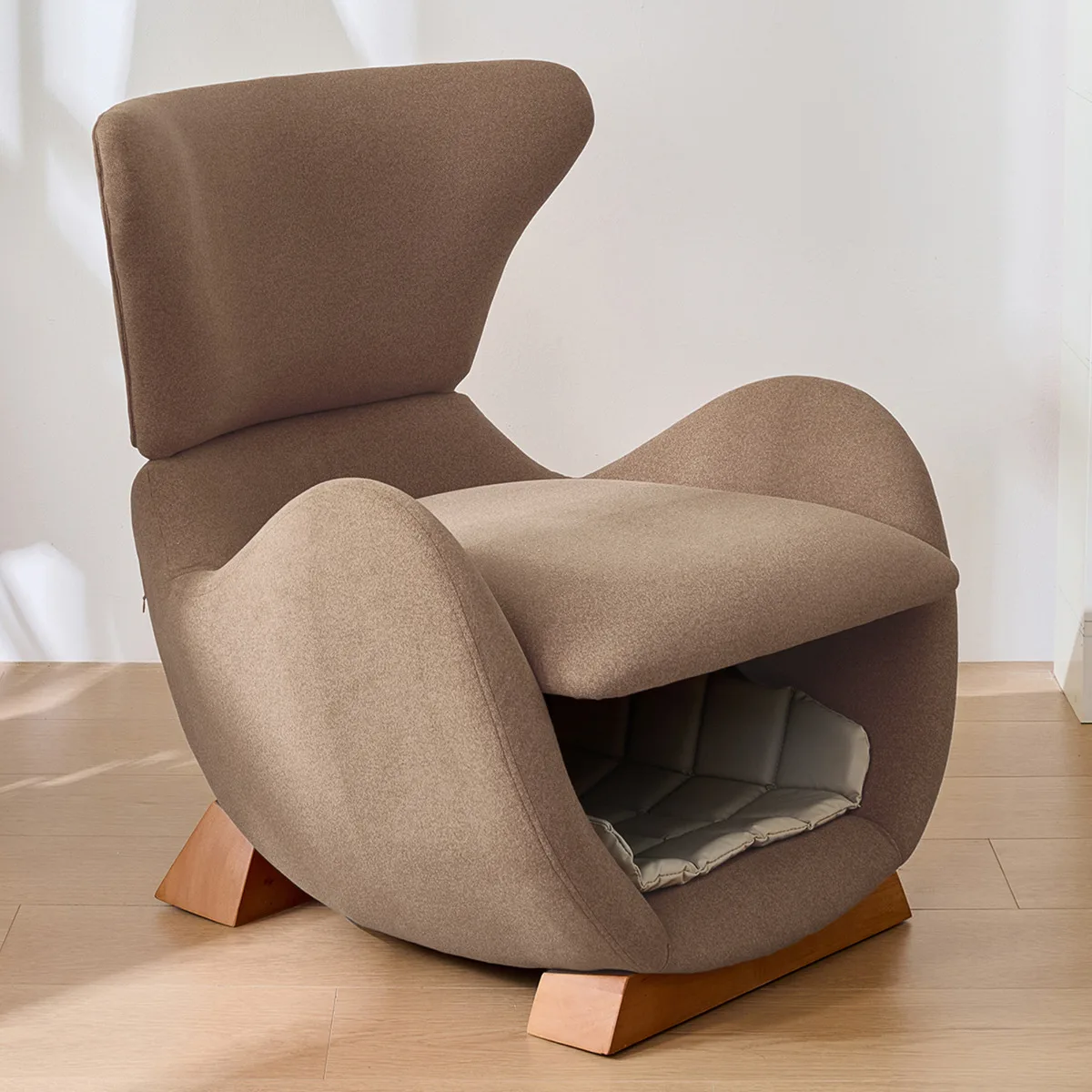 Designer-Loungesessel im Walhai-Look – Haustierfreundlicher Loungesessel, bietet Katzen und kleine Hunde einen Ruheplatz. Image
