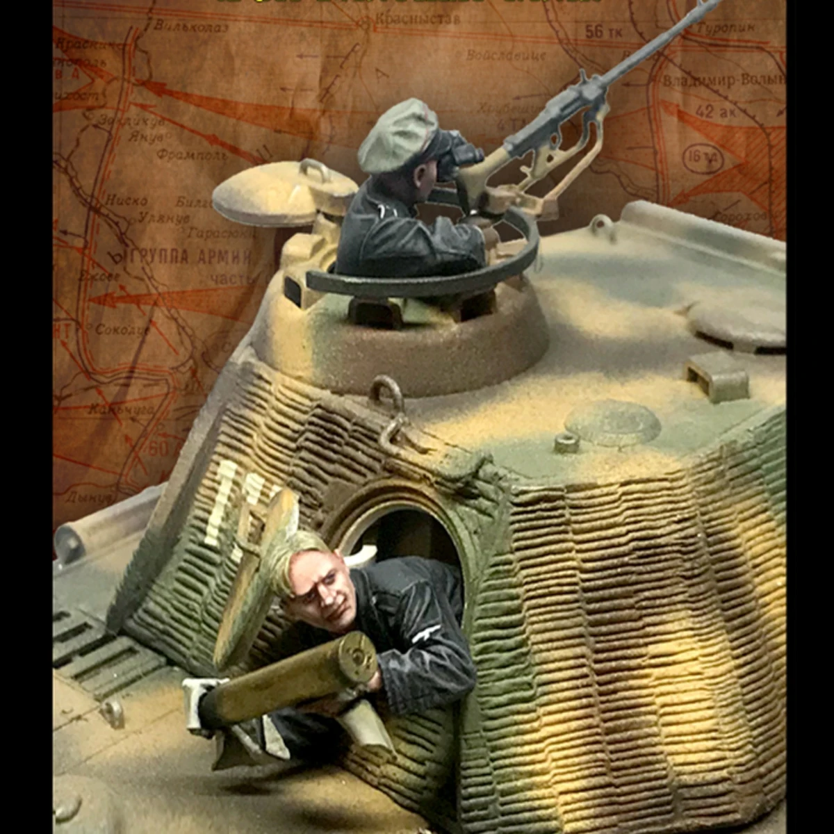 1/35 Resin-Soldatenmodell GK – Deutscher Panzersoldat – unmontierter und unbemalter Bausatz zum Selberbauen – 783R Image