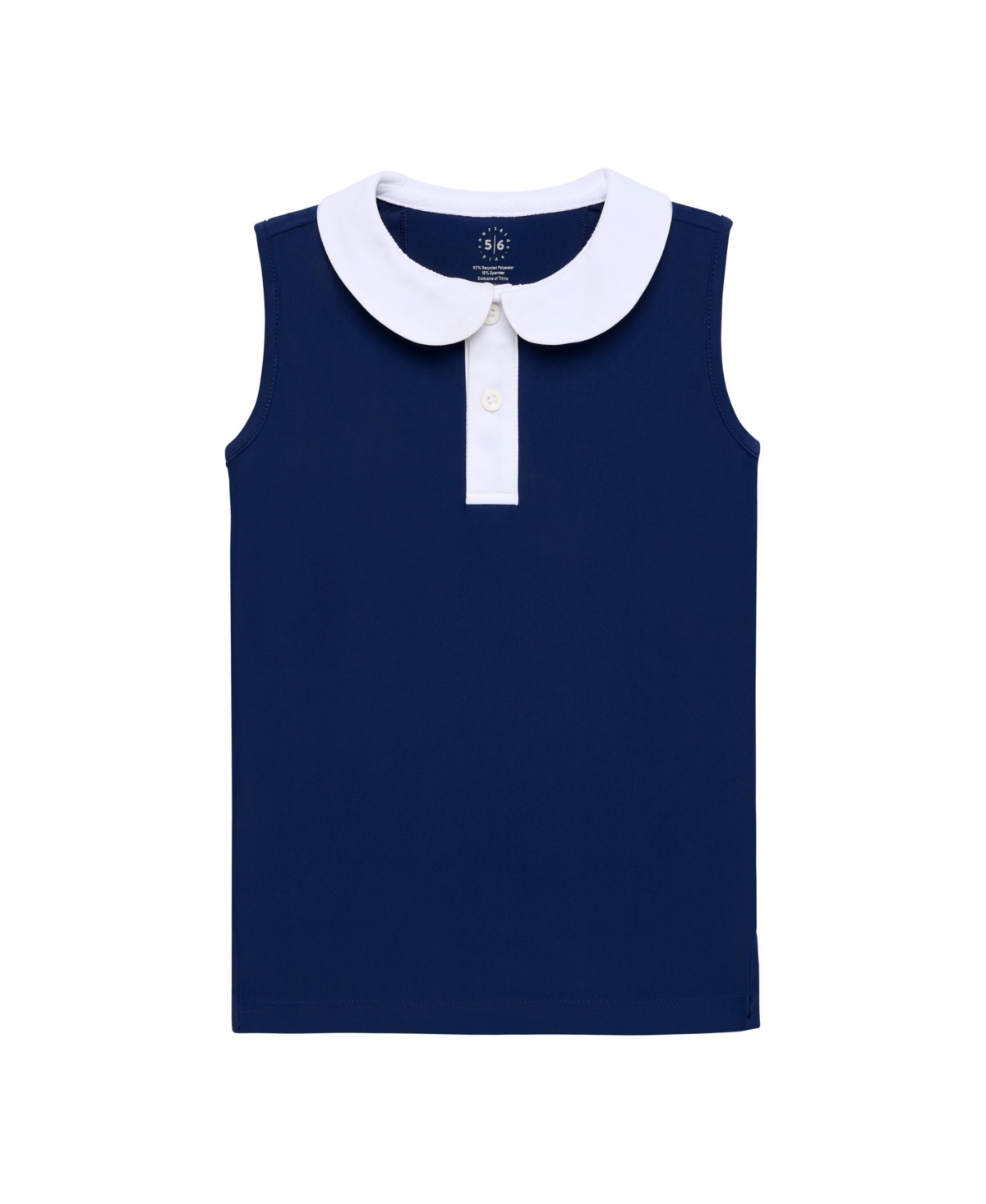 Courtside Kids Girls' Girly Tank - Little Kid, Big Kid - Navy