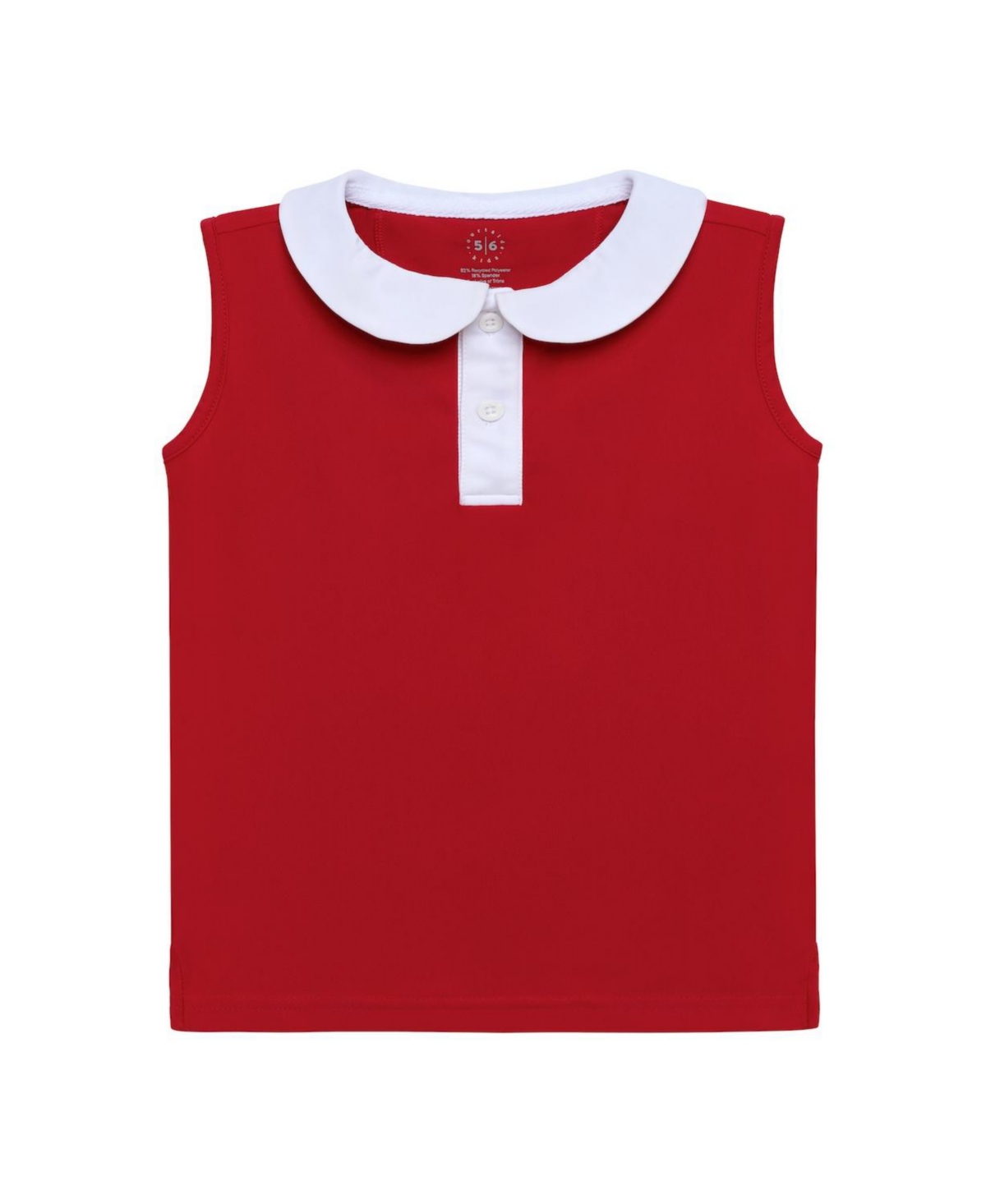 Courtside Kids Girls' Girly Tank - Little Kid, Big Kid - Red