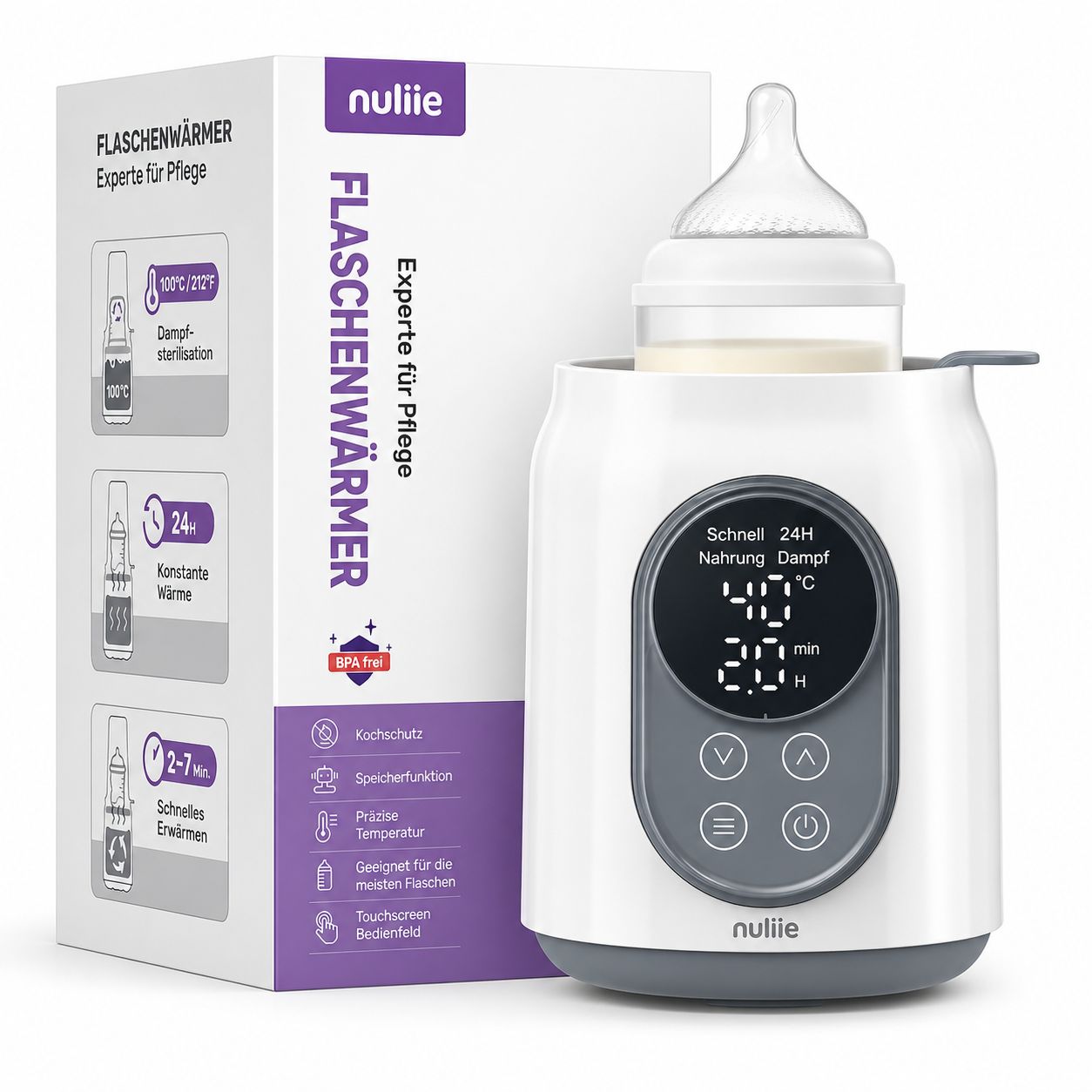 Nuliie Scaldabiberon Elettrico 10-in-1 1 St
