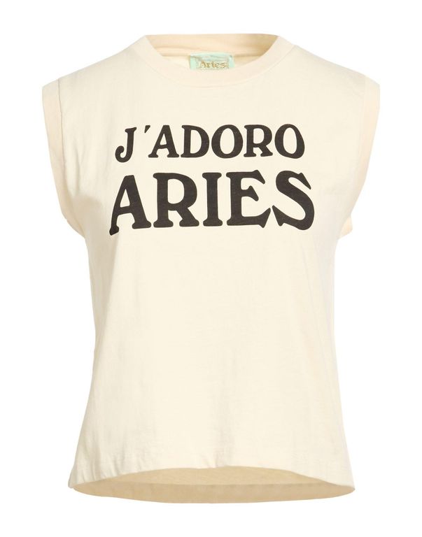 T-Shirt Cotton - Natural - Aries Tops
