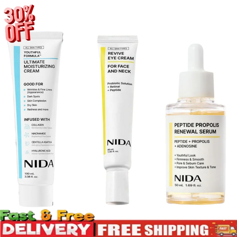 NIDA Propolis Peptid Gesichtsserum Barriere-Reparatur Straffend Anti-Falten Nährend Feuchtigkeitsspendend Verjüngend Hautpflege Image