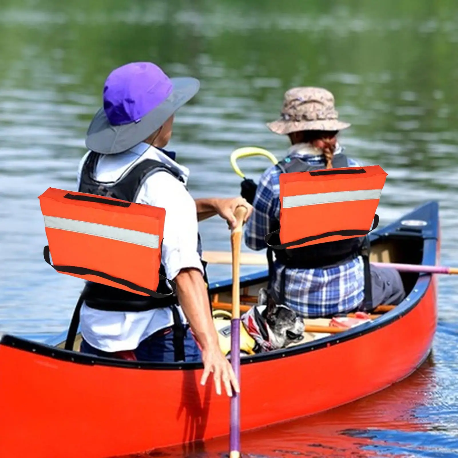 Wurfkissen für Boote mit Hohem Auftrieb, Schwimmkissen für Bootfahren, Meer, Pool, Strand, Kajak, Kanu Image