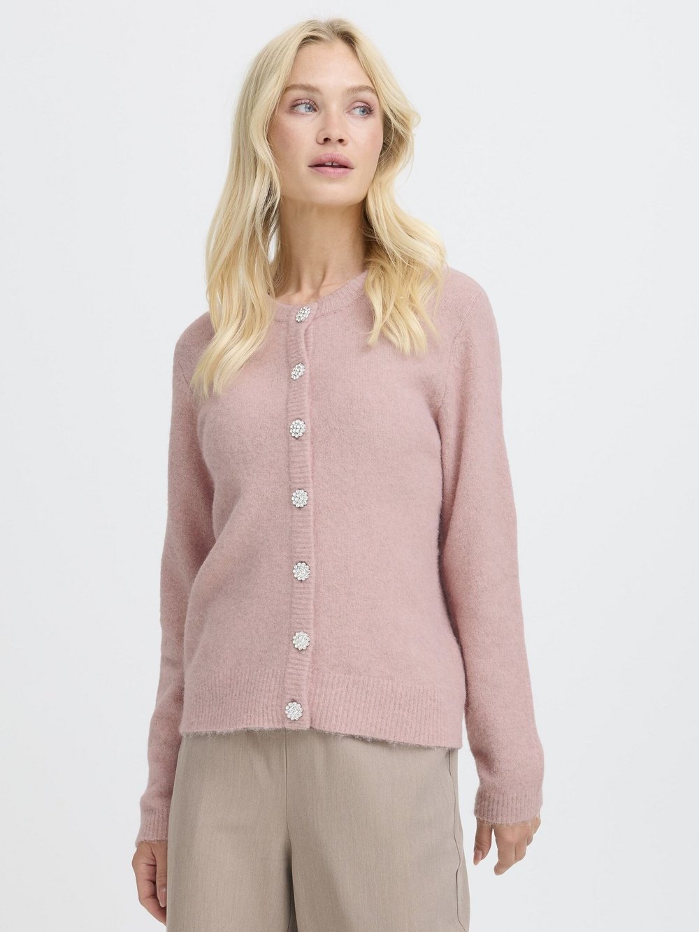 B.Young Strickjacke BMMMINNA Damen rosa, M Image