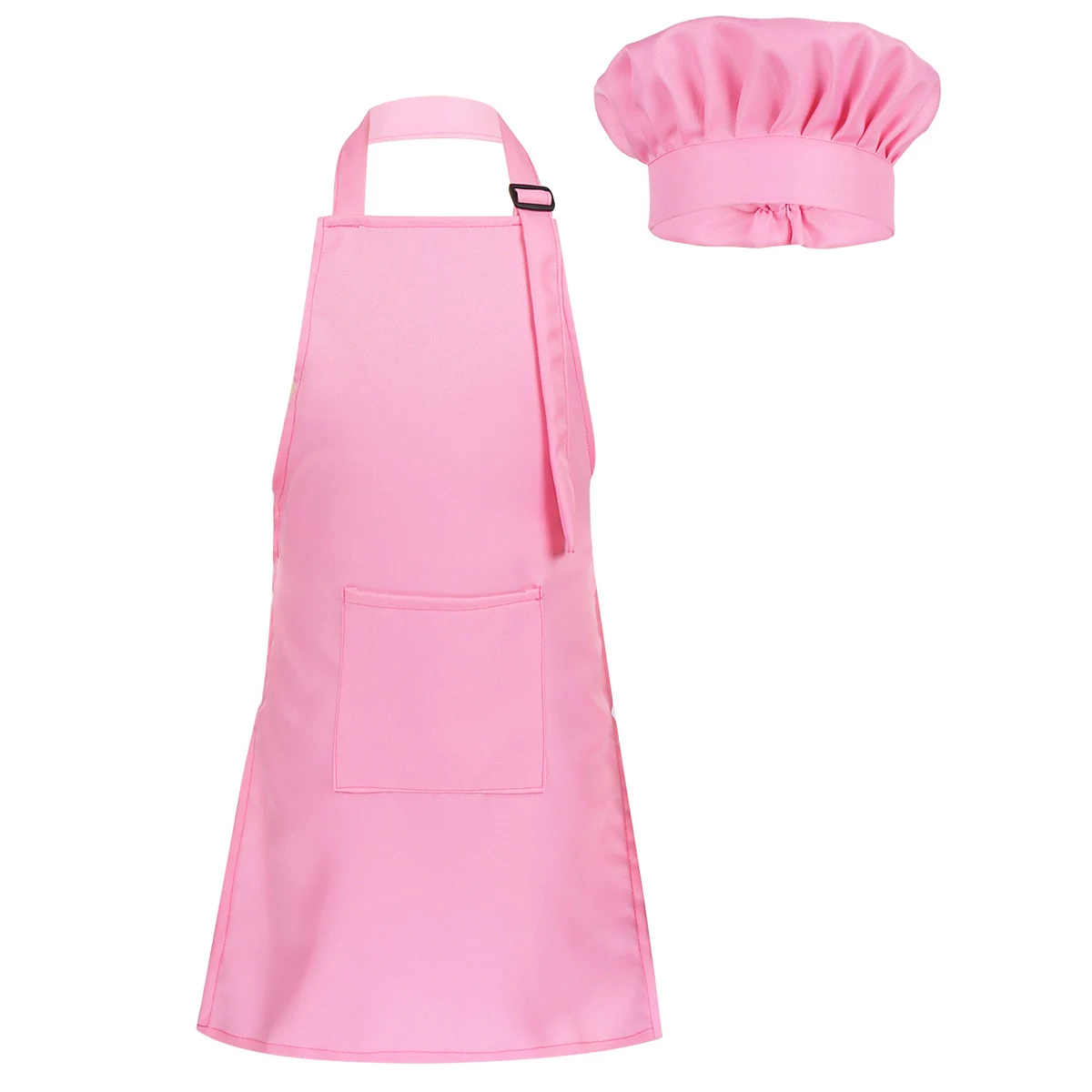 Kind Kinder verstellbare Schürze und Kochmütze Set Küche Kochen Uniform Backen Malerei Trainingskleidung Jungen Mädchen Halloween Kostüm Image