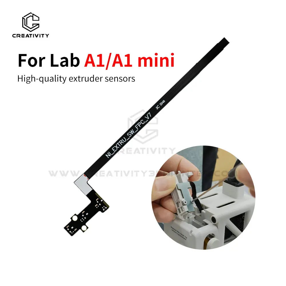 Lab A1/A1 Mini Feed Hall Board Filamentsensor-Ersatz mit Flachbandkabel für 3D-Drucker-Teile ﻿ Image