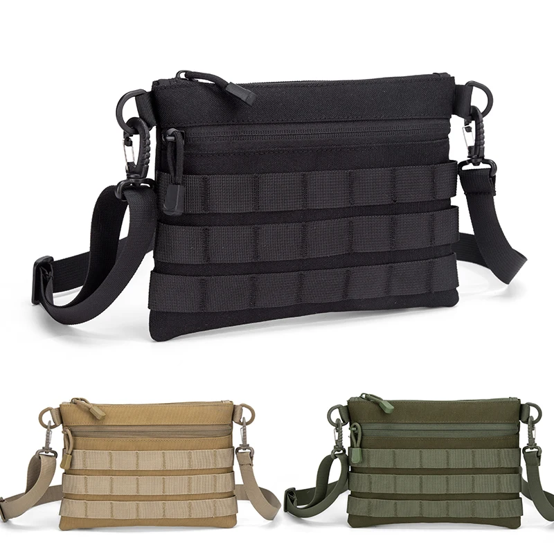 Taktische MOLLE Umhängetasche Tragbare 600D Nylon Wasserabweisende EDC Schultertasche für Tägliches Pendeln Outdoor Wandern Image