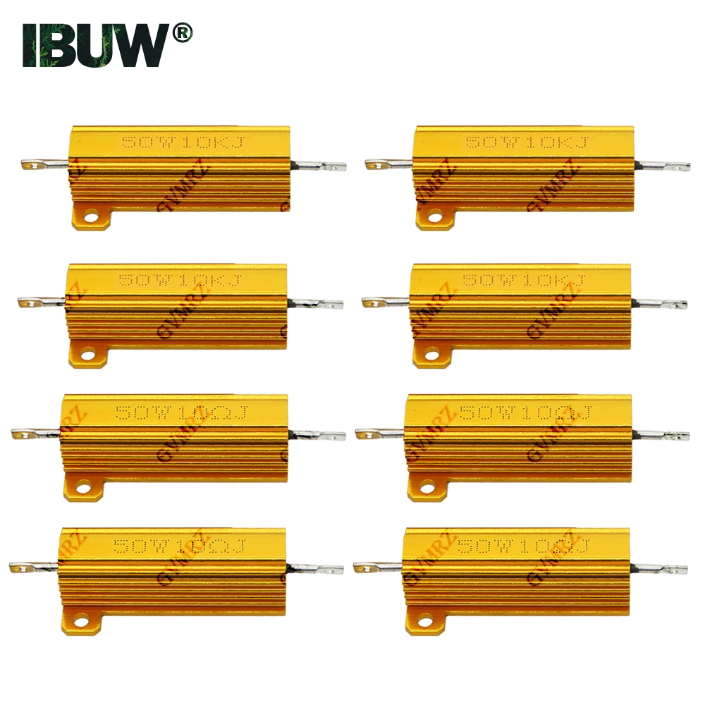 50W Aluminiumgehäuse Hochleistungs-Drahtwiderstand mit Verschiedenen Widerstandsverhältnissen für Elektronikanwendungen Image